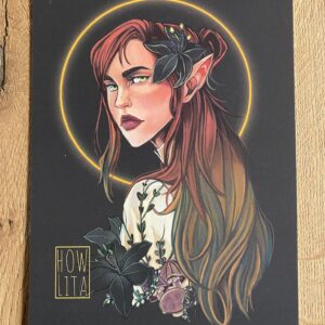 Necromancer elf portret