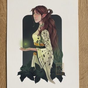 Necromancer elf print