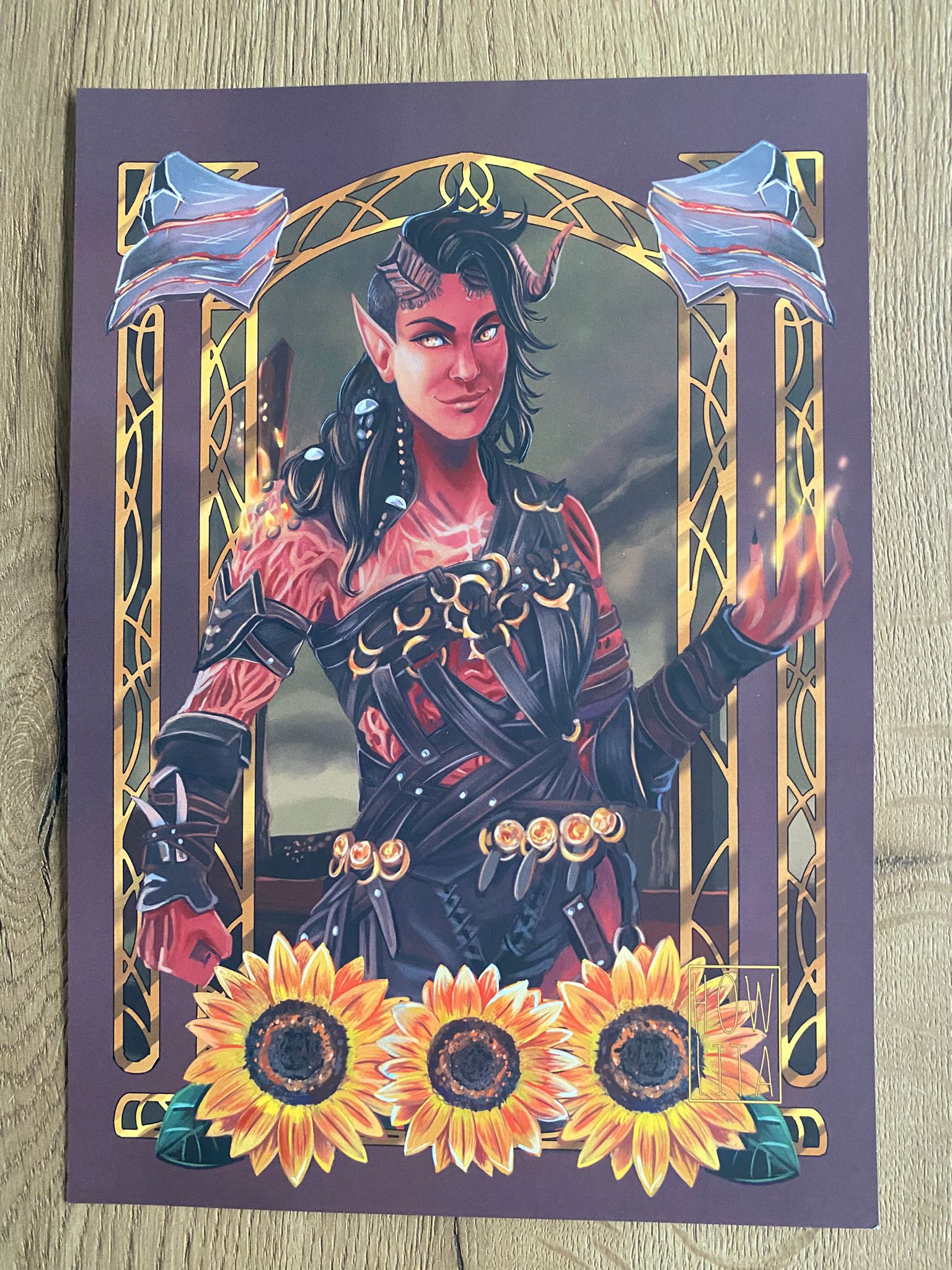Karlach Tarot Print