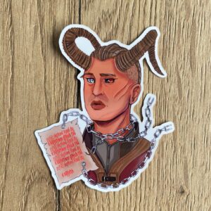 Wyll Portret sticker