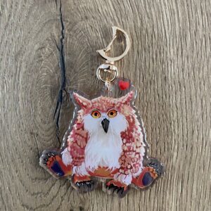 Uilbeer sleutelhanger